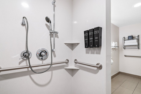 Welcome To Hotel Avisa - Accessible Bathroom with Grab Bars